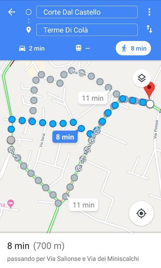 Corte Dal Castello Localita Termale Cola  Екстер'єр фото